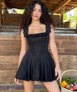 Fashion Fishbone Corset Dress Women