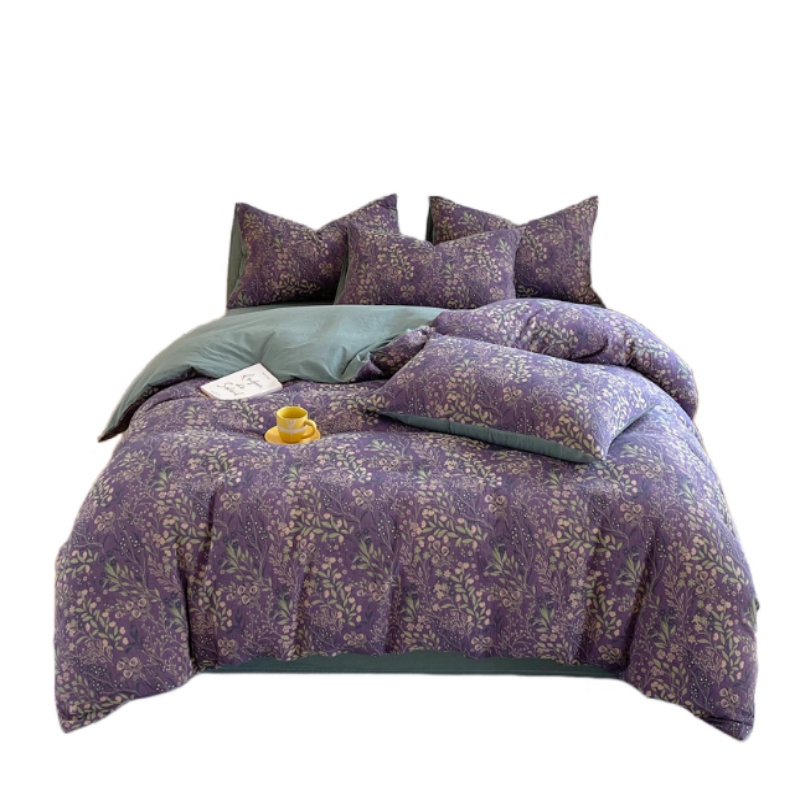 Four-piece Cotton Double-layer Bedding Set - Image 2