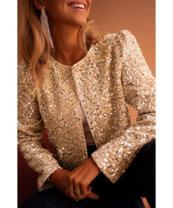Alternative view of Trendy Short Sequined Jacket