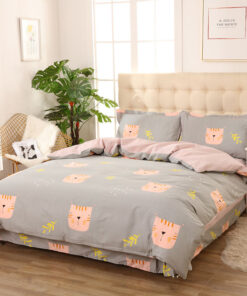 Four-piece cotton bedding set