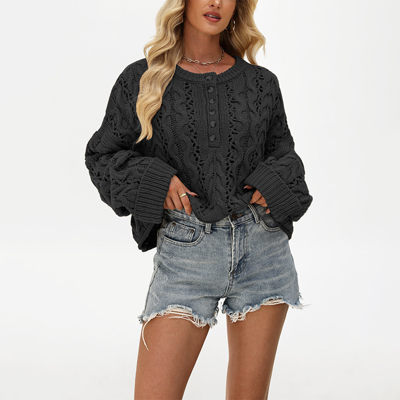 Solid Color Sweater - Image 5