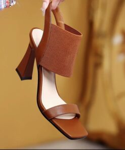 Alternative view of Sexy High Heel Elastic Strap Sandals For Women