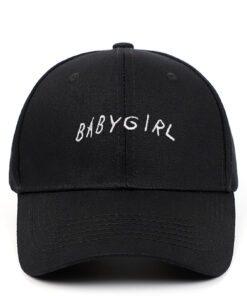 BABYGIRL Letter Embroidered Baseball Cap Spring New Product Cap Outdoor Sports Sun Visor