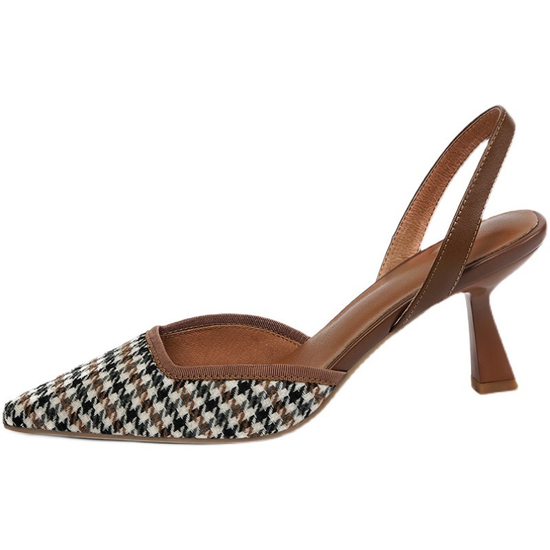 Baotou Sandals Women Stiletto Heel Shoes - Image 5