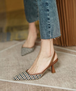 Baotou Sandals Women Stiletto Heel Shoes