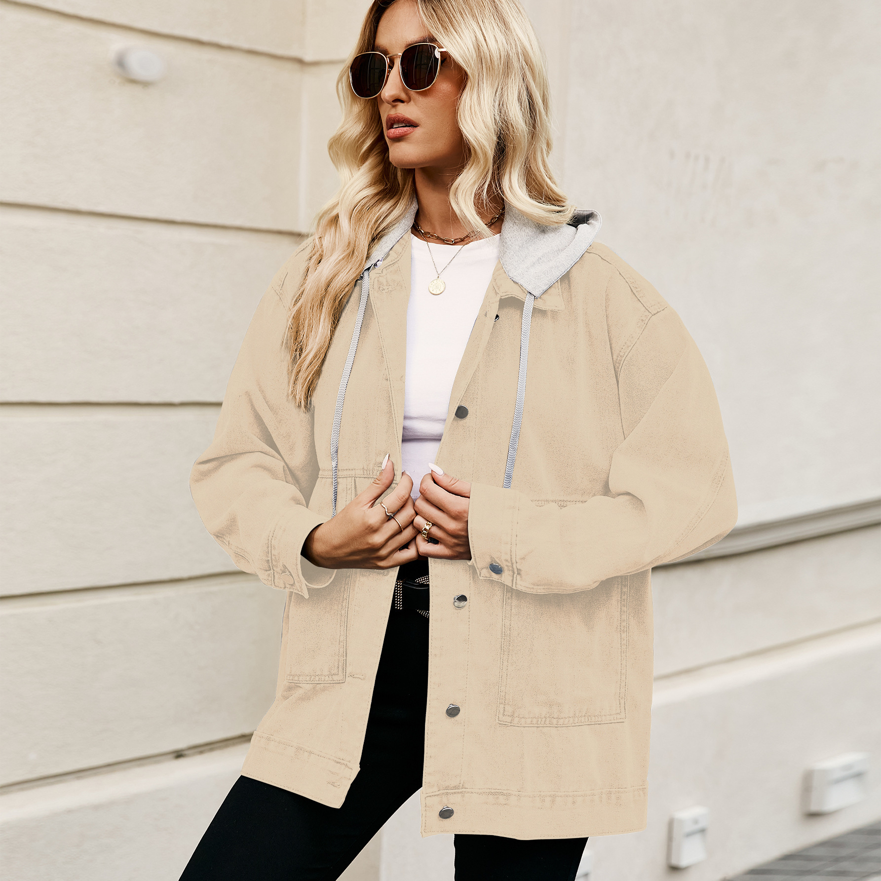 Retro Style Denim Jacket - Image 10