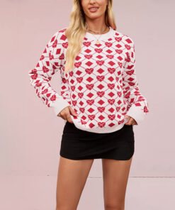 Round Neck Pullover Sweater