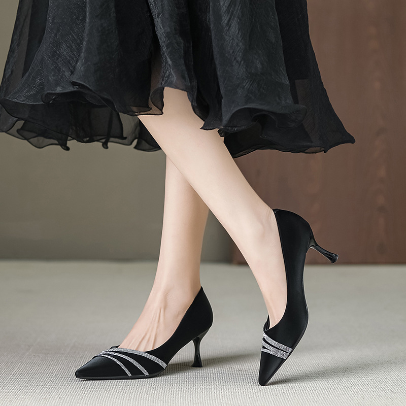 Pointed Stiletto Heel Classy Shoes Women - Image 7