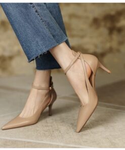 Alternative view of New French Minority Pointed High Heel Sandals For Women
