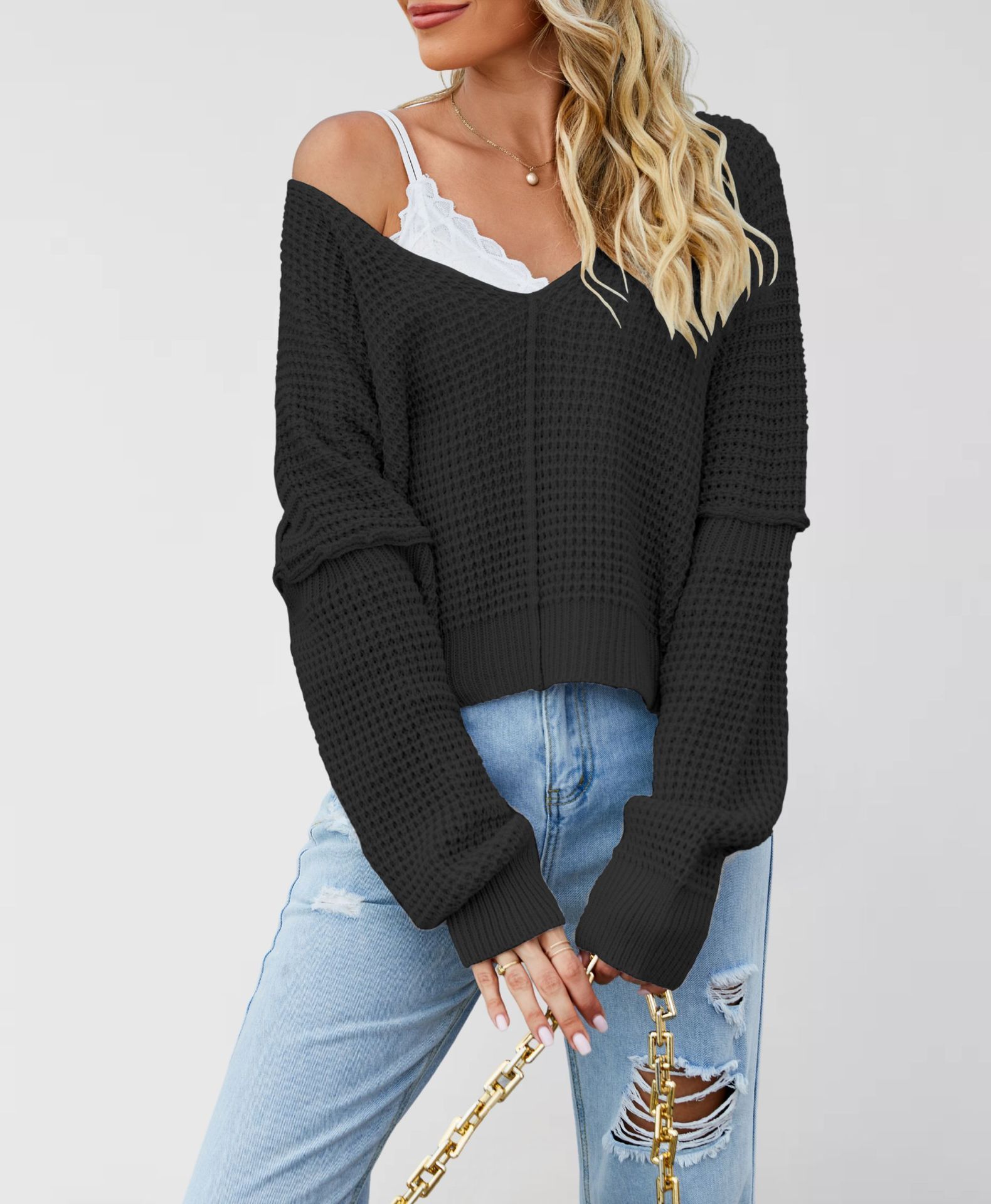 Knitted Sweater - Image 3