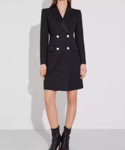 Autumn And Winter Wool Temperament Waist-controlled Long Sleeve Suit Skirt