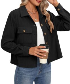 Alternative view of Button Cropped Jacket