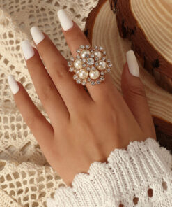 Pearl Flower Ring