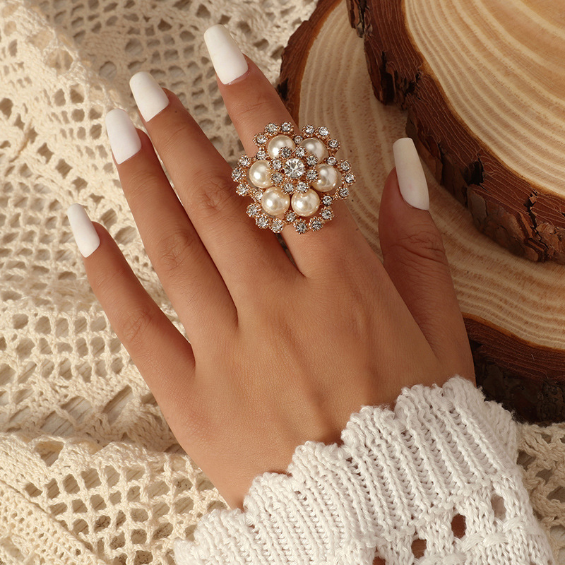 Pearl Flower Ring