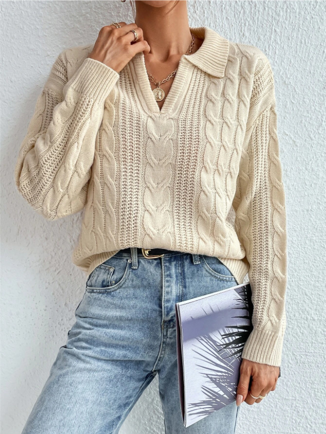 Women's Twist Thread Knitted Vest Solid Color Top - Image 5