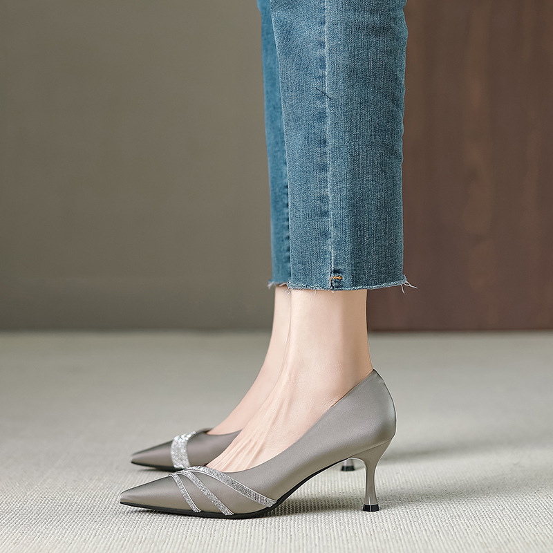 Pointed Stiletto Heel Classy Shoes Women - Image 5