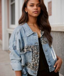 Alternative view of Fashionable Street Outdoor Denim Jacket