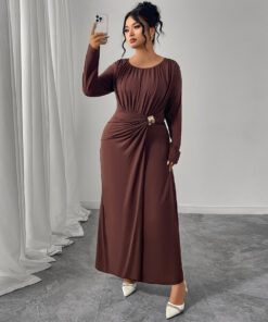 Alternative view of Fashion Coffee Color Dress For Women