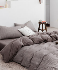 Cotton Simple Knitted Quilt Cover Bedding