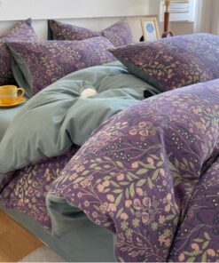 Four-piece Cotton Double-layer Bedding Set