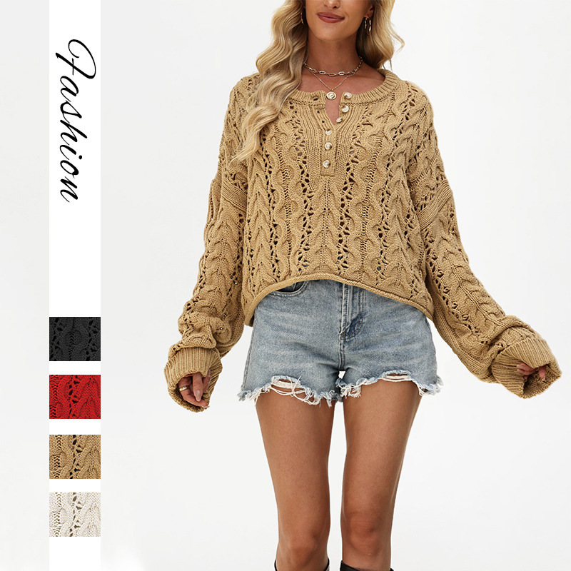 Solid Color Sweater